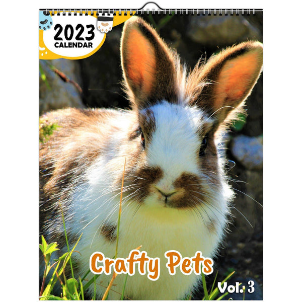 Crafty Pets Volume Three: 2023 Wall Calendar