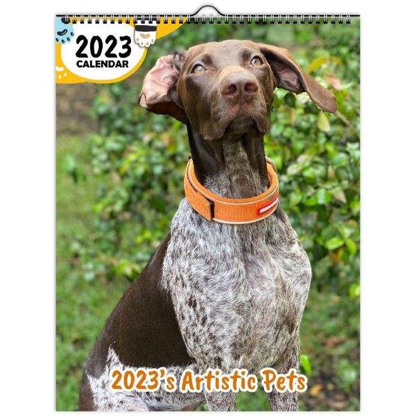 2023's Artistic Pets: 2023 Wall Calendar