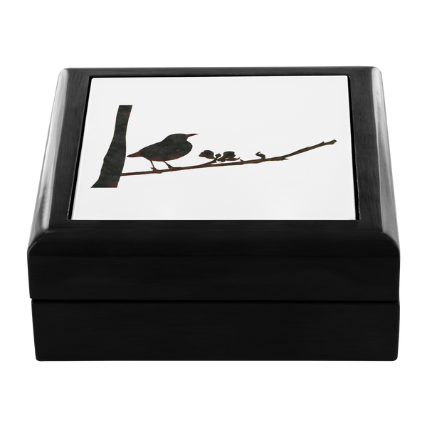 Black Bird Jewelry Box