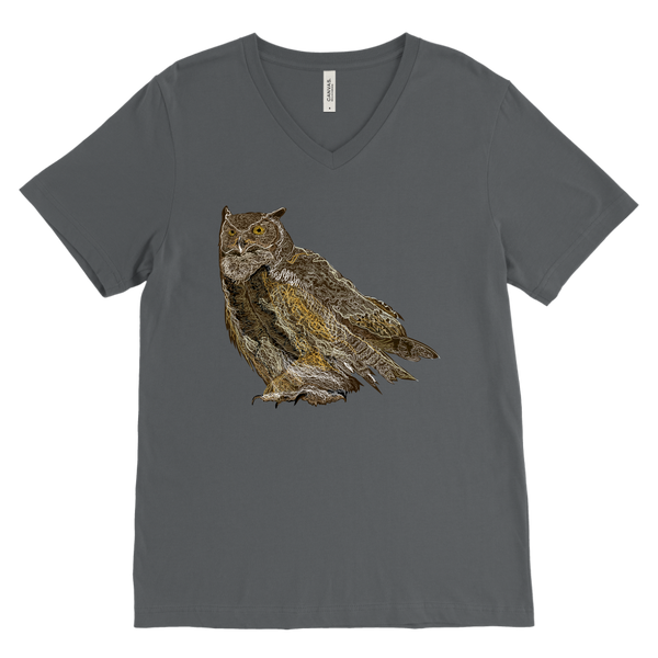 Great Horned Owl Men's V-Neck