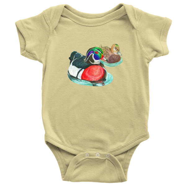 Wood Duck Baby Bodysuit