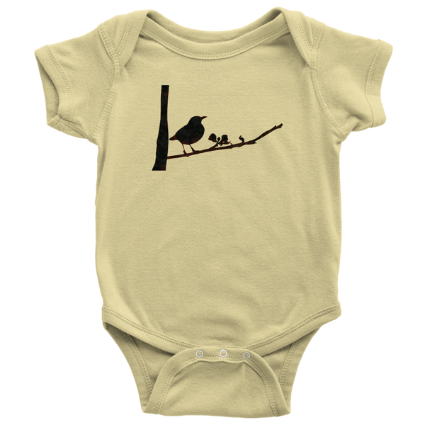 Black Bird Baby Bodysuit
