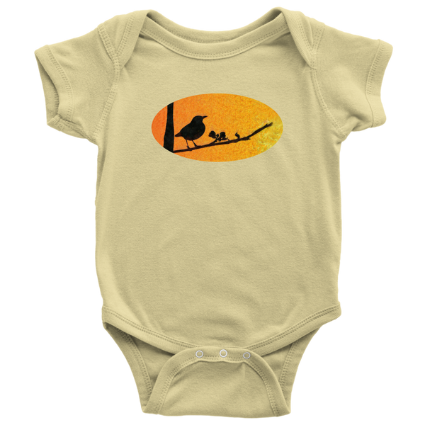 Black Bird Baby Bodysuit