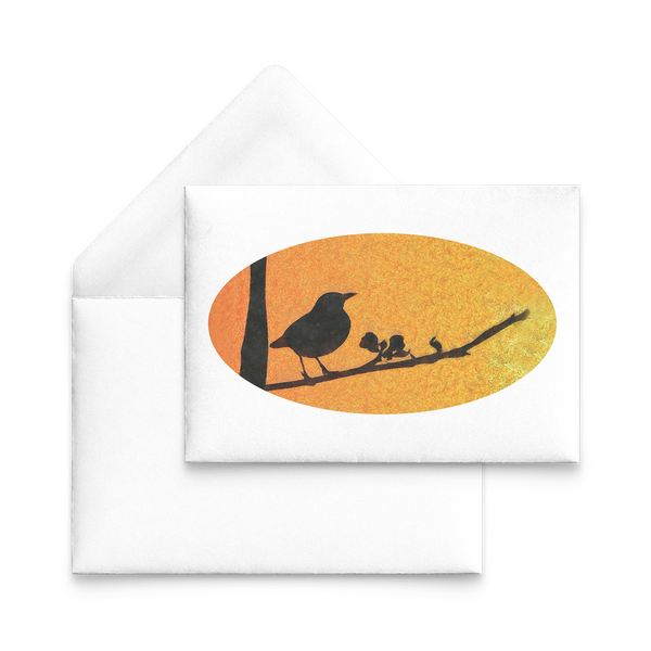 Black Bird Flat Card