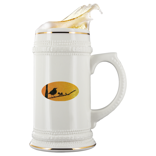 Black Bird Beer Stein