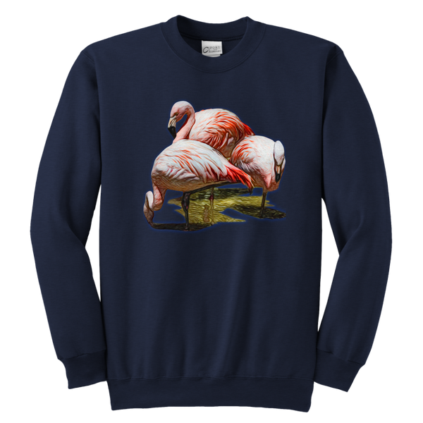 Flamingo Youth Crewneck Sweatshirt