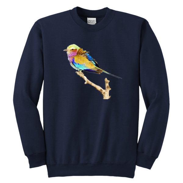 Lilac-breasted Roller Youth Crewneck Sweatshirt