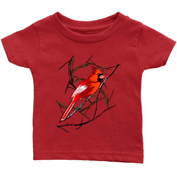 Northern Cardinal Bird Infant T-Shirt