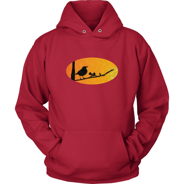 Black Bird Unisex Hoodie