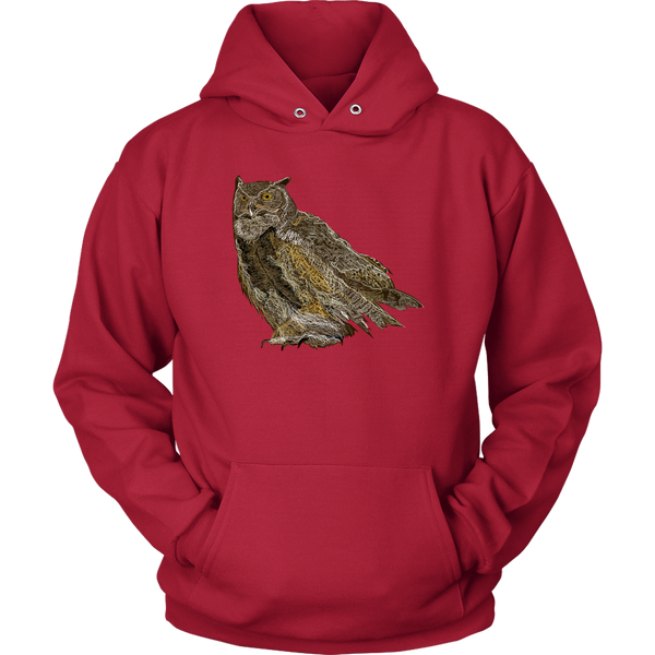 Great Horned Owl Unisex Hoodie