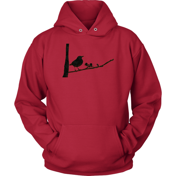Black Bird Unisex Hoodie