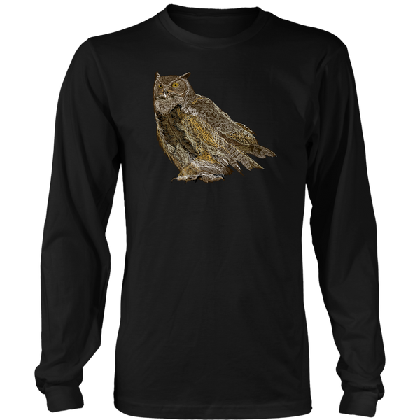 Great Horned Owl Long Sleeve Shirt