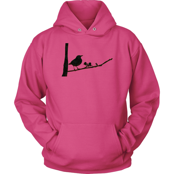 Black Bird Unisex Hoodie
