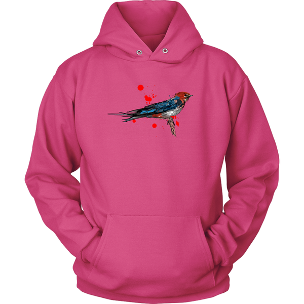 Lesser Striped Swallow Unisex Hoodie