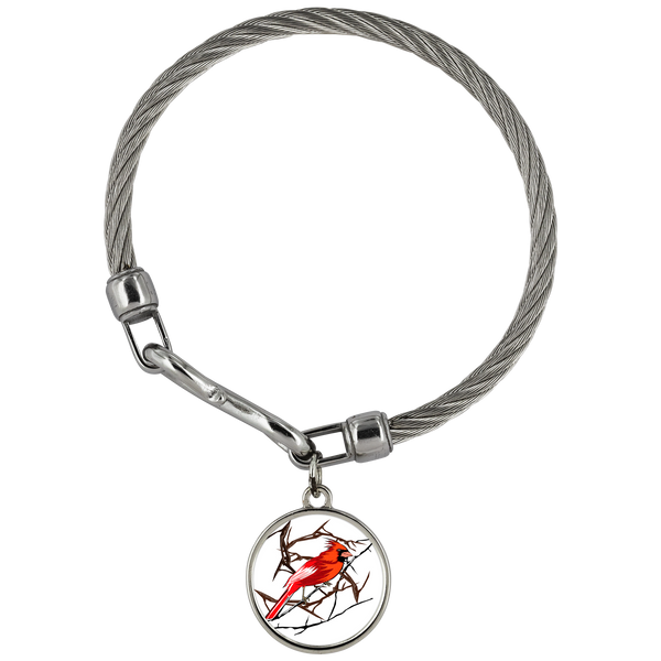 Northern Cardinal Bird Bracelet Wickford