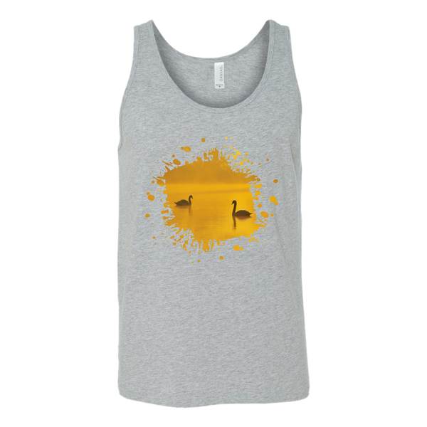 Swan Canvas Unisex Tank