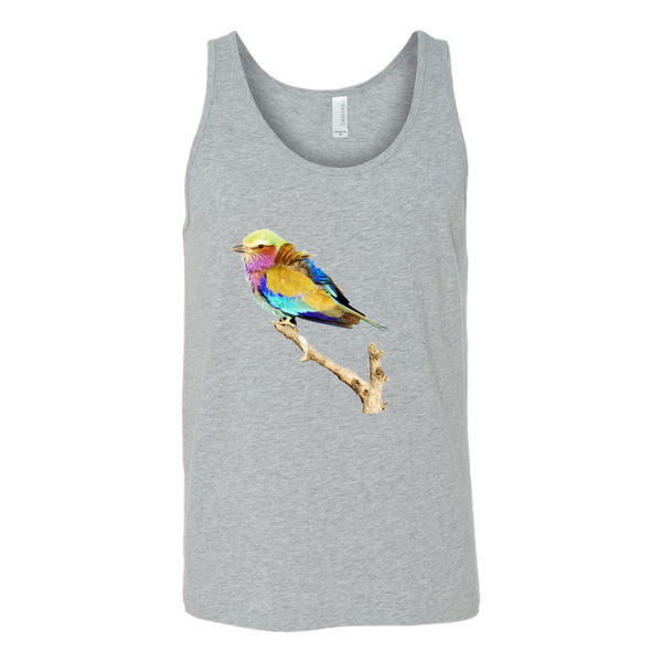 Lilac-breasted Roller Canvas Unisex Tank