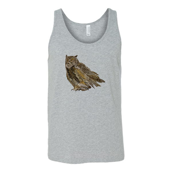 Great Horned Owl Unisex Tank