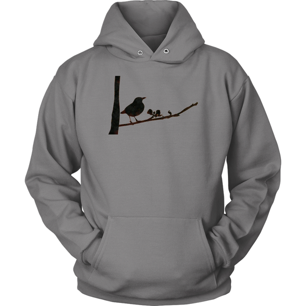 Black Bird Unisex Hoodie