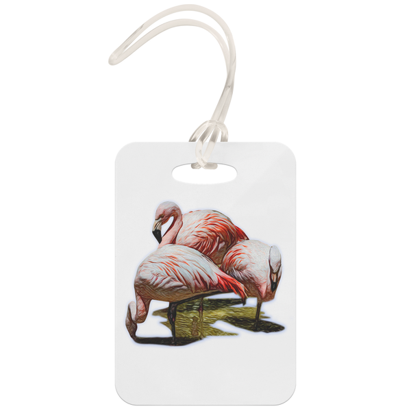 Flamingo Luggage Tag