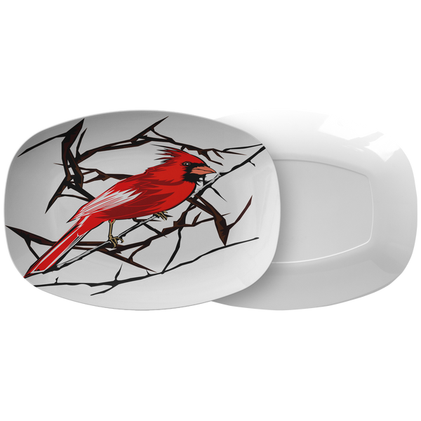 Northern Cardinal Bird Platter
