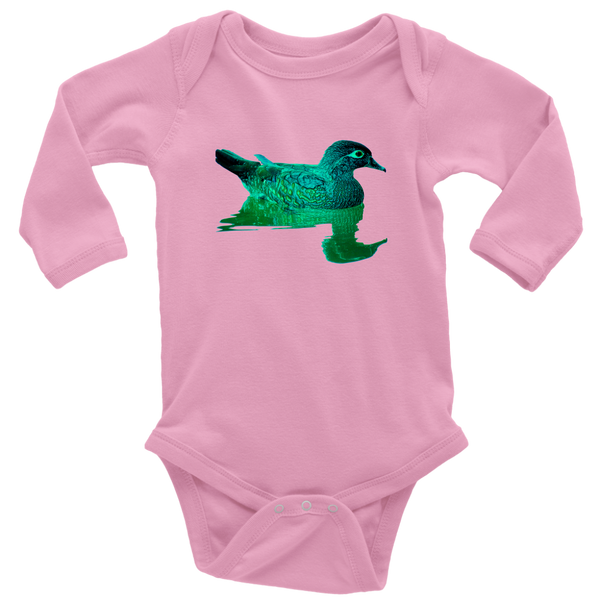 Duck Long Sleeve Baby Bodysuit