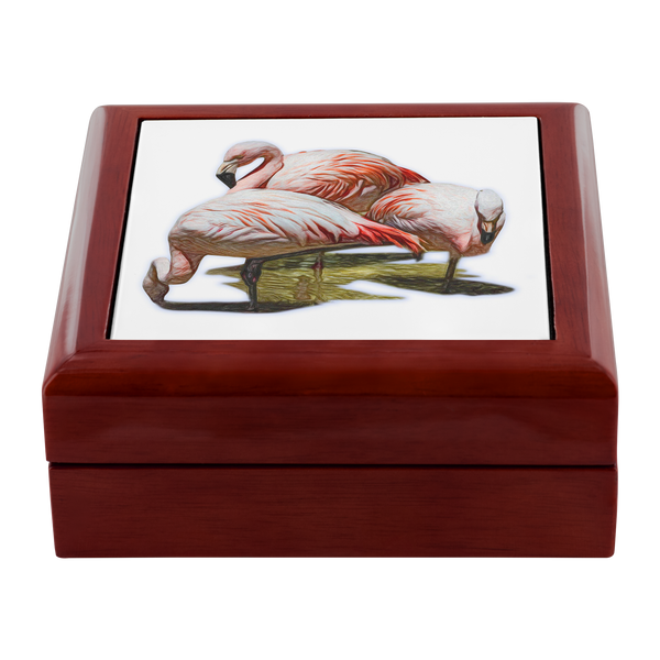 Flamingo Jewelry Box