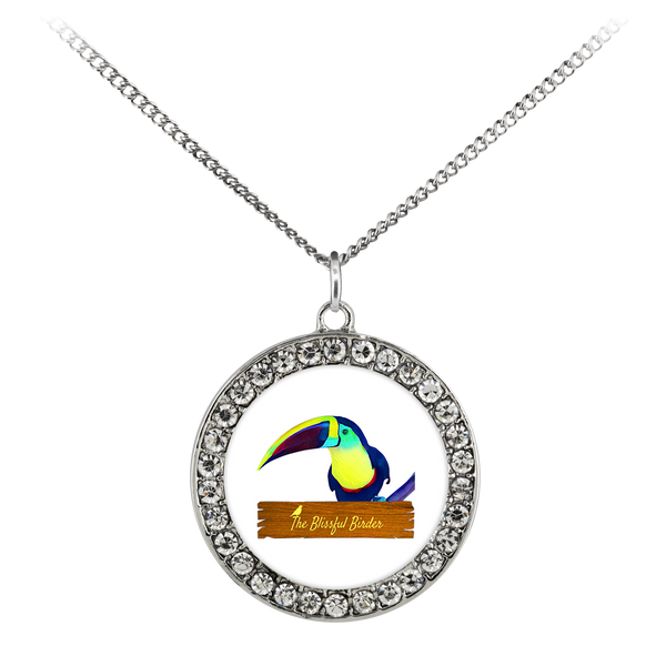 Toucan Necklace Stone Coin