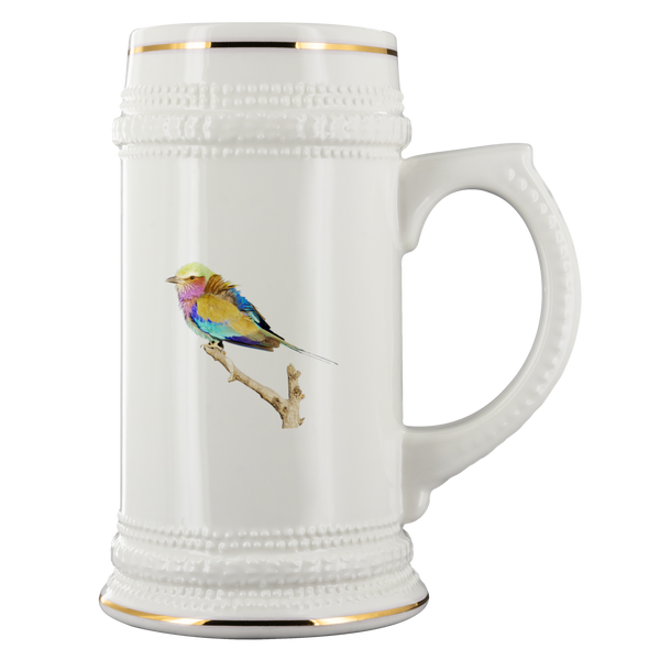 Lilac-breasted Roller Beer Stein