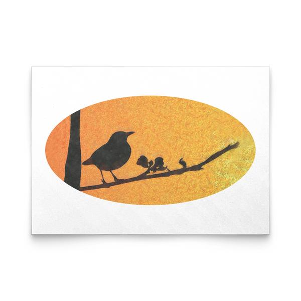 Black Bird Flat Card