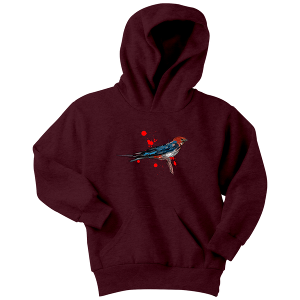 Lesser Striped Swallow Youth Hoodie