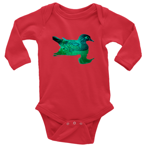 Duck Long Sleeve Baby Bodysuit