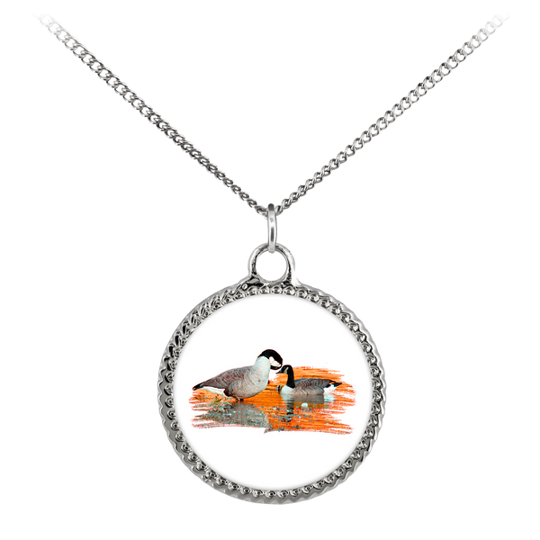 Goose Necklace Deco Coin