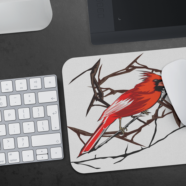 Northern Cardinal Bird Mousepad