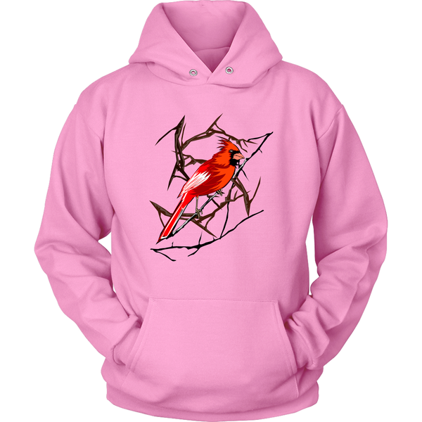 Northern Cardinal Bird Unisex Hoodie