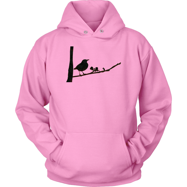 Black Bird Unisex Hoodie