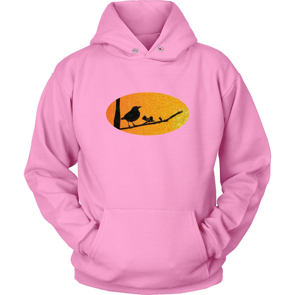 Black Bird Unisex Hoodie