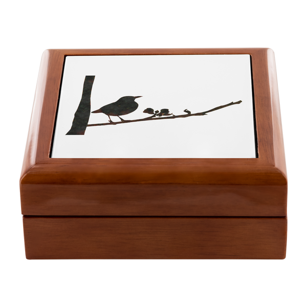 Black Bird Jewelry Box