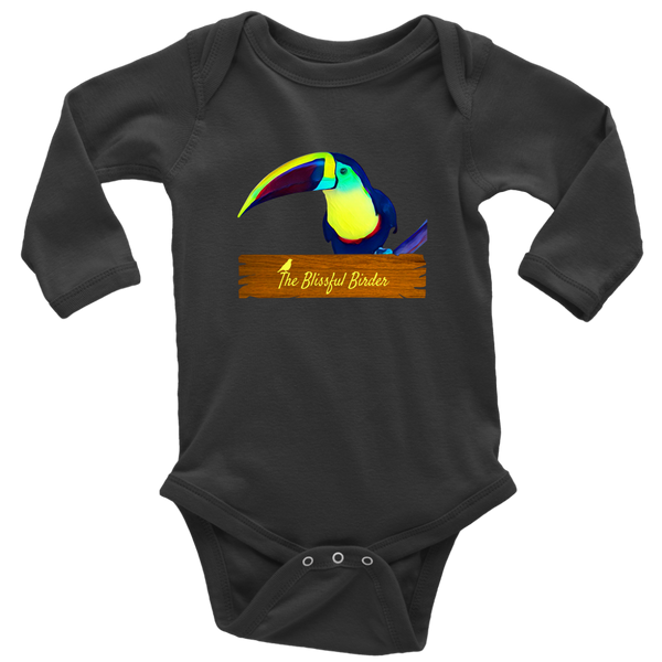 Toucan Long Sleeve Baby Bodysuit