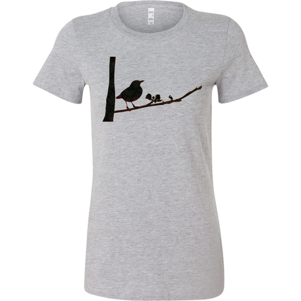 Black Bird Bella Womens Shirt