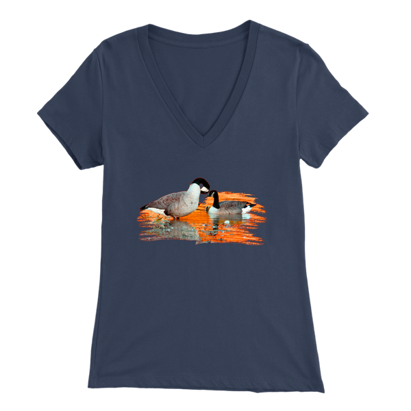Goose Bella Womens V-Neck
