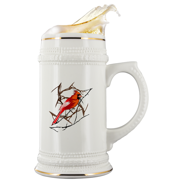 Northern Cardinal Bird Beer Stein