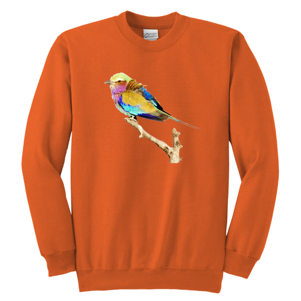 Lilac-breasted Roller Youth Crewneck Sweatshirt