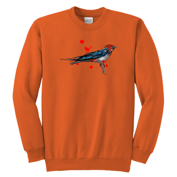 Lesser Striped Swallow Youth Crewneck Sweatshirt