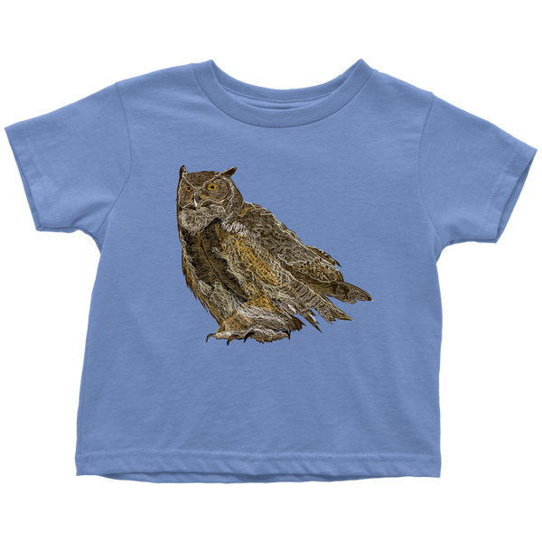 Great Horned Owl Toddler T-Shirts