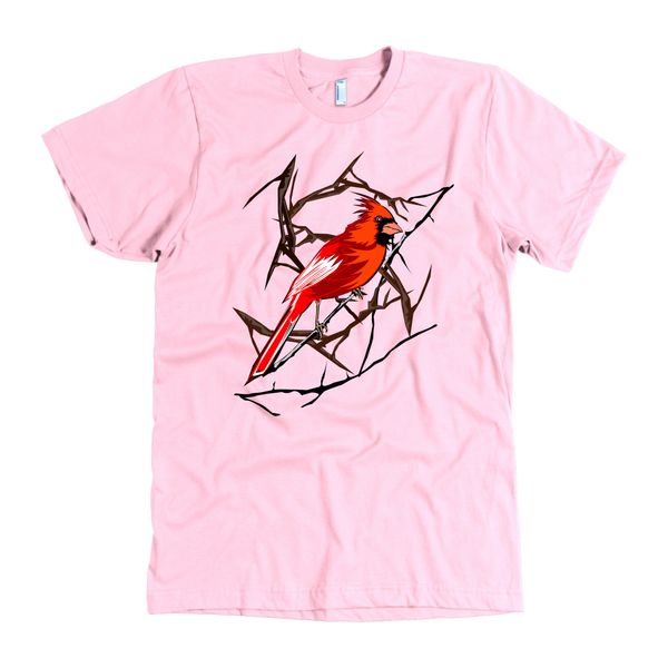 Northern Cardinal Bird American Apparel Mens