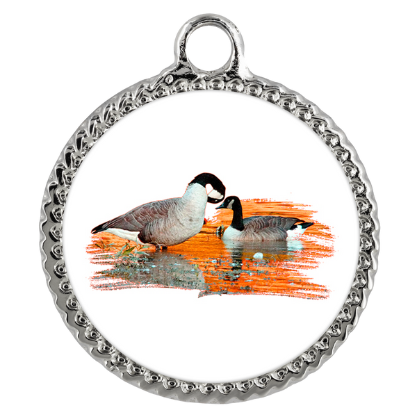 Goose Necklace Deco Coin