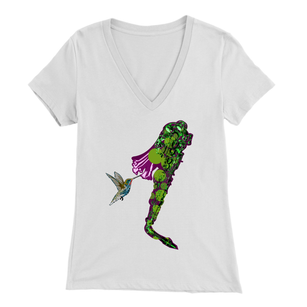Hummingbird Bella Women's V-Neck