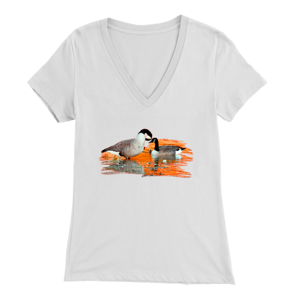 Goose Bella Womens V-Neck