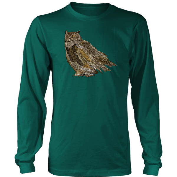 Great Horned Owl Long Sleeve Shirt